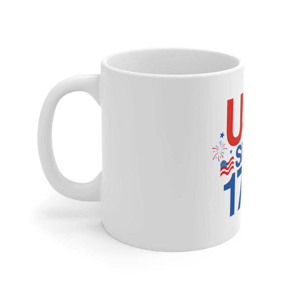 USA Since 1776 Coffee Mug by Printify