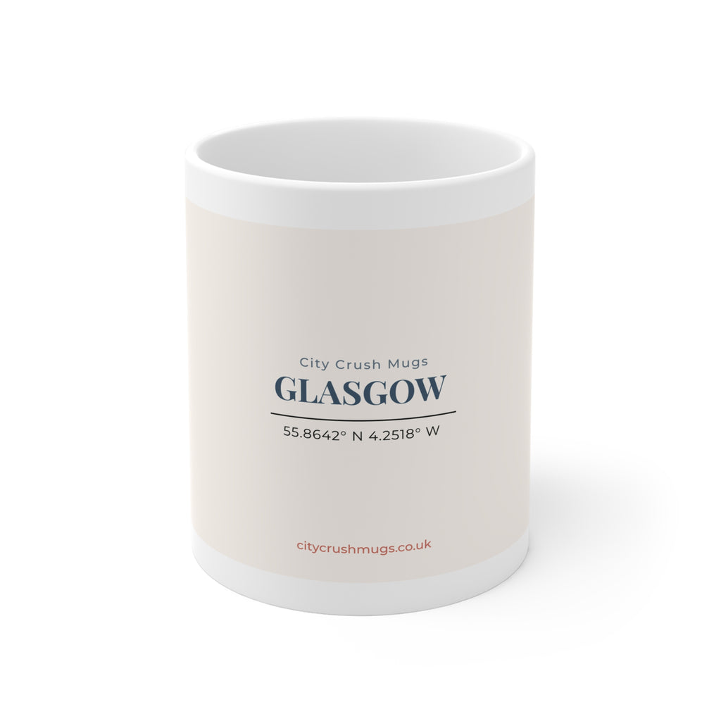 Glasgow Coordinates Mug