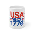USA Since 1776 Coffee Mug by Printify