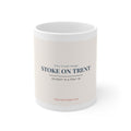Stoke on Trent City Coordinates Mug