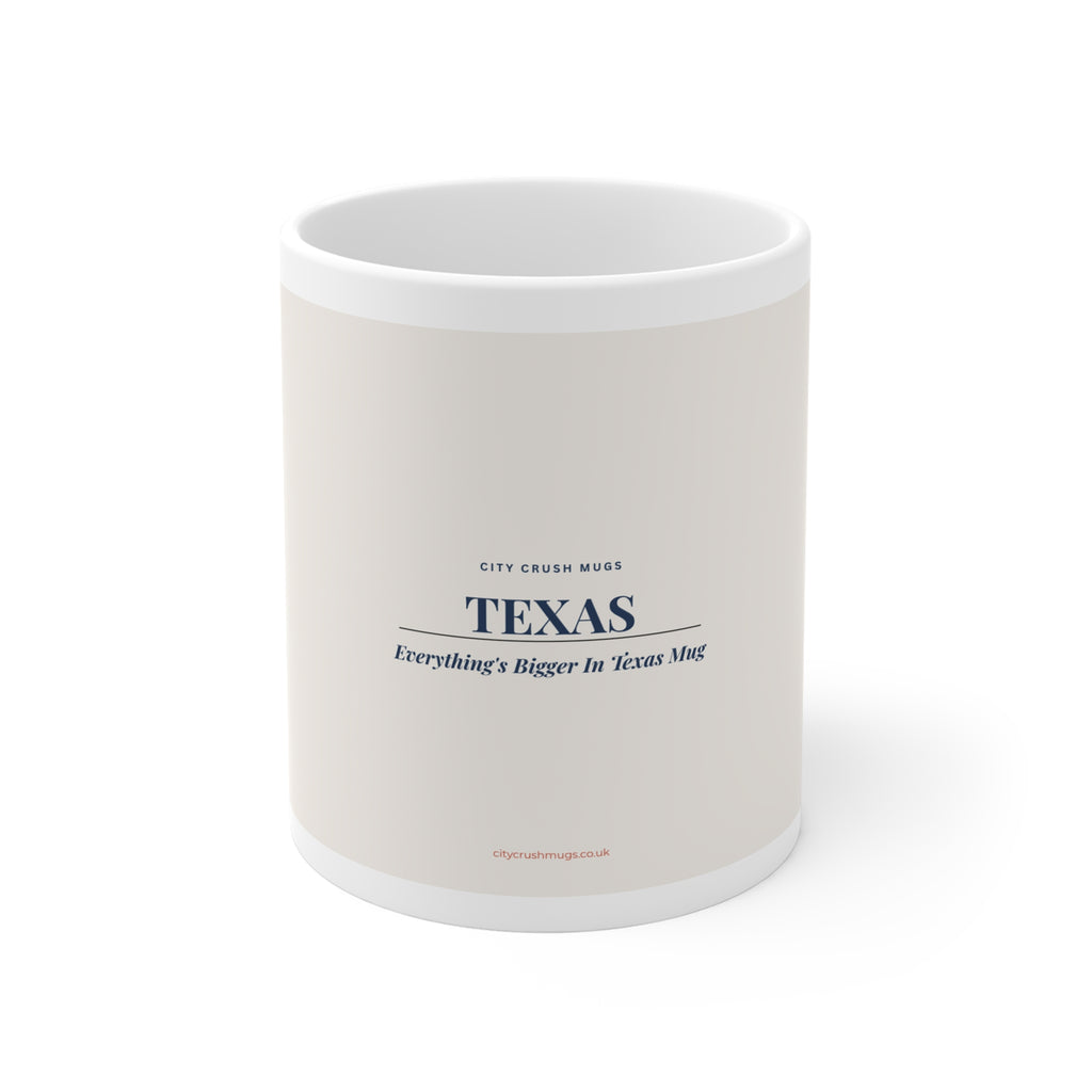Texas State Slogan Coffee Mug by Printify