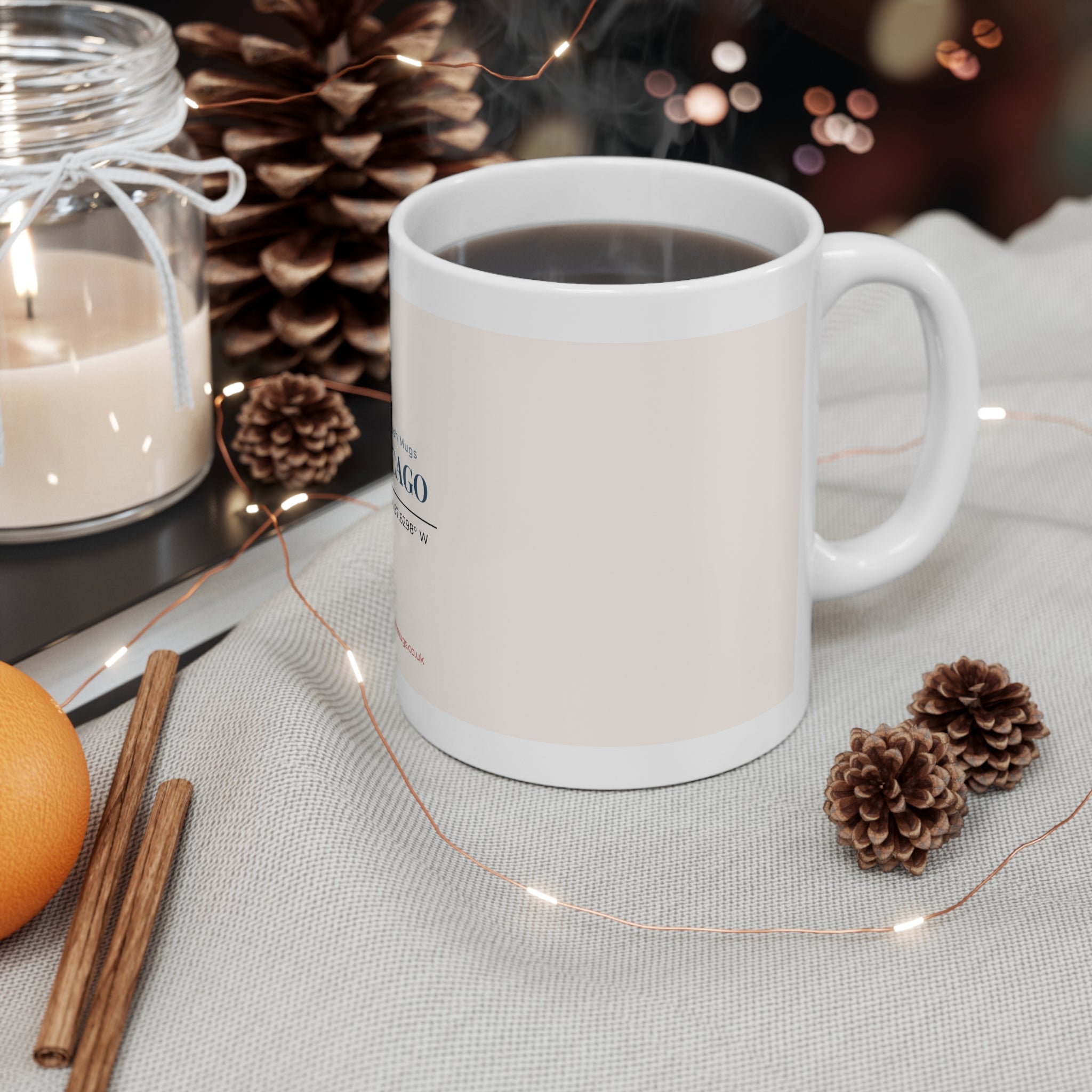 Chicago Coordinates Mug