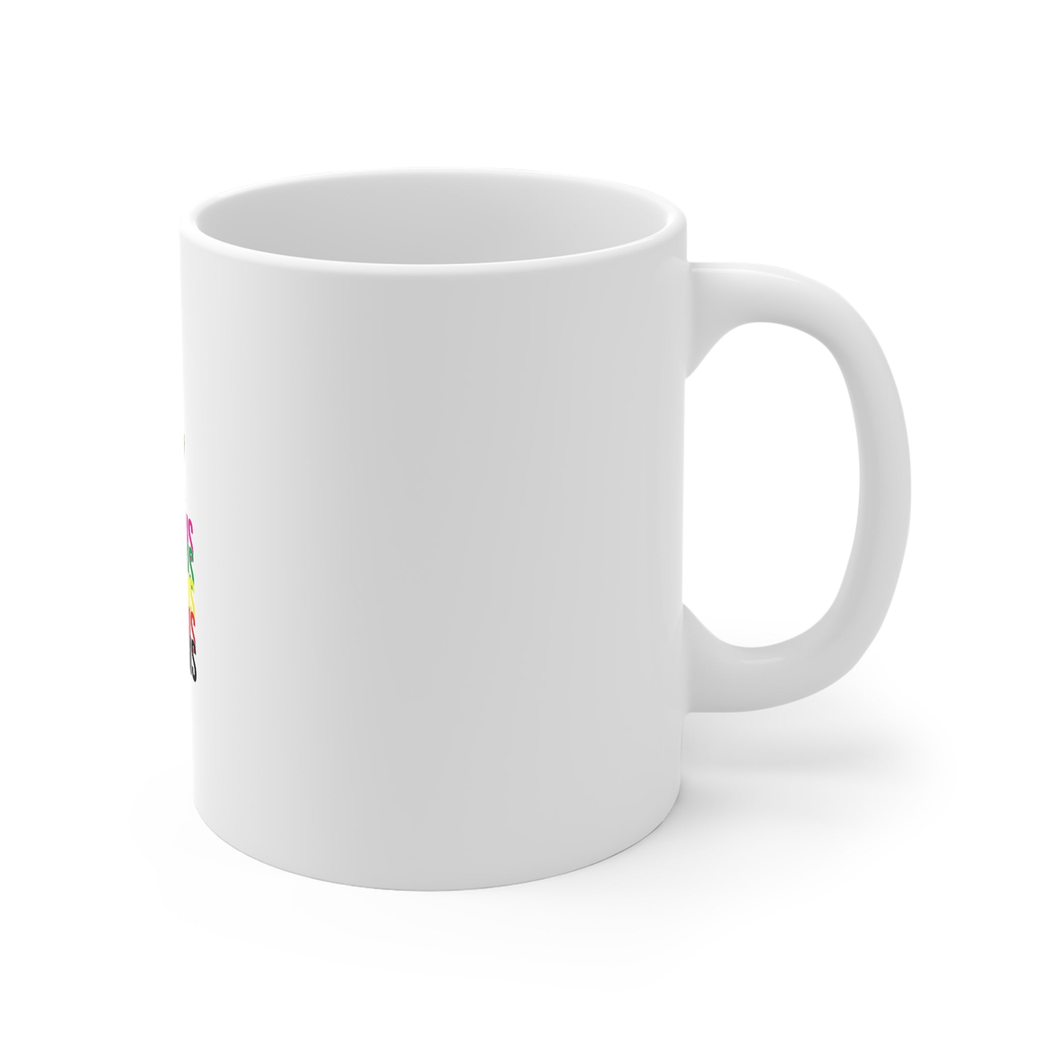 Cannabis Rainbow Stack Mug by Printify