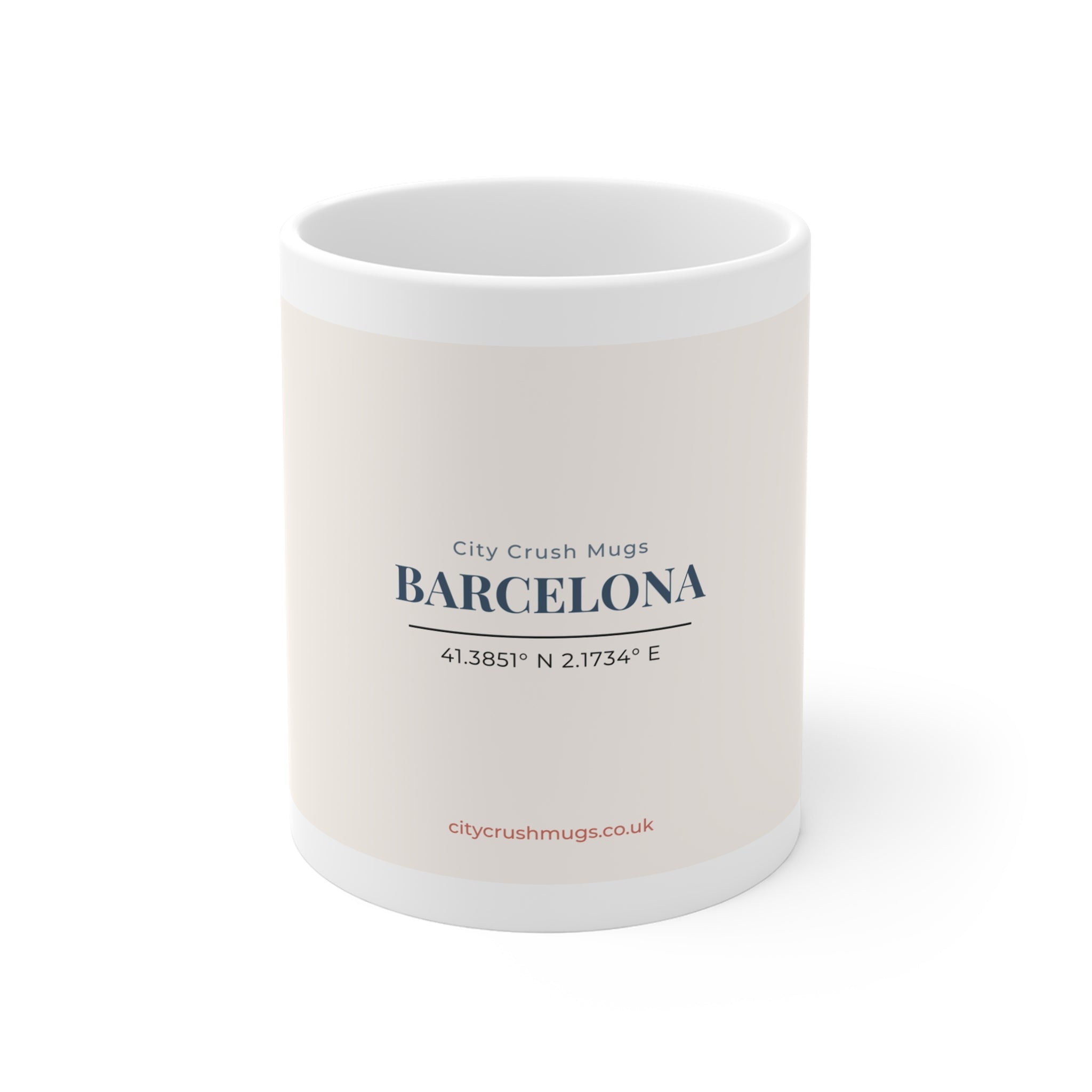 Barcelona Coordinates Mug