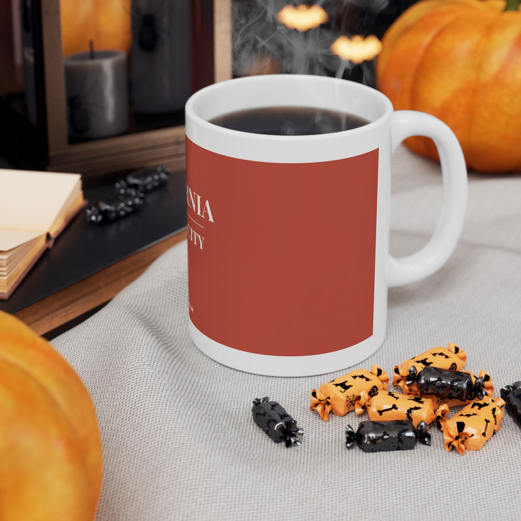 California Rep Your City Mug — Red Ceramic Coffee Cup (11oz & 15oz) by Printify