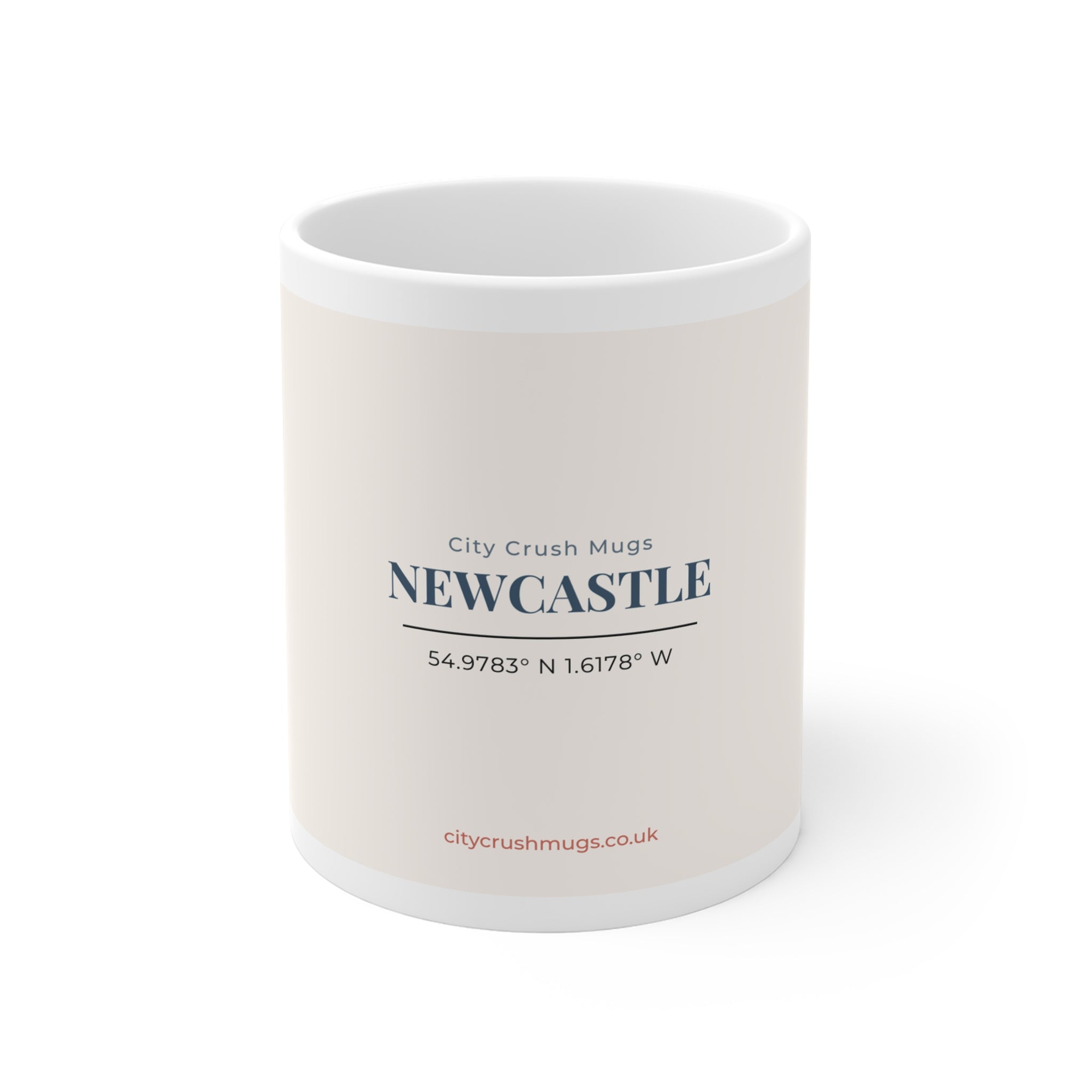 Newcastle Coordinates Mug