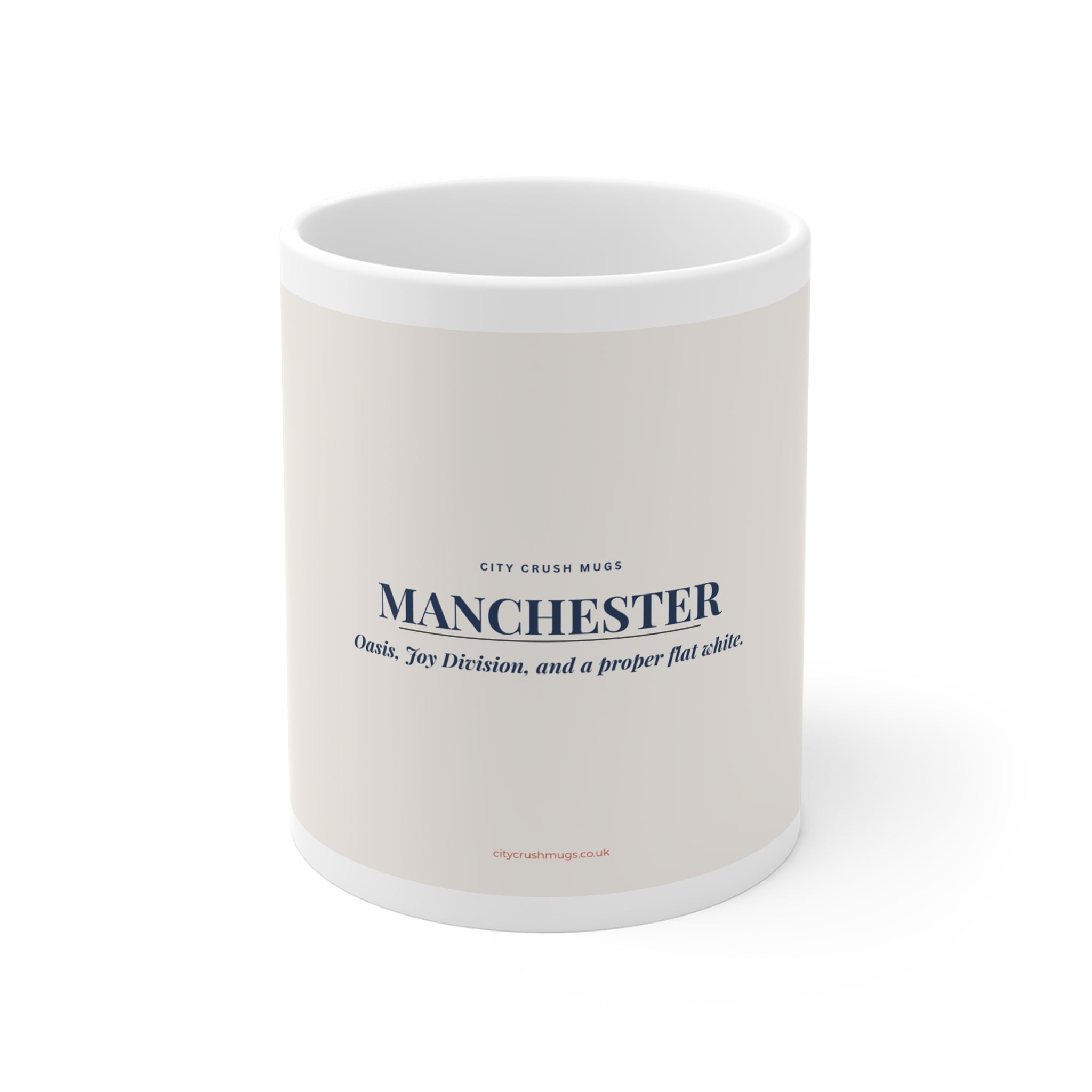 Manchester Slogan Mug - Oasis & Joy Division