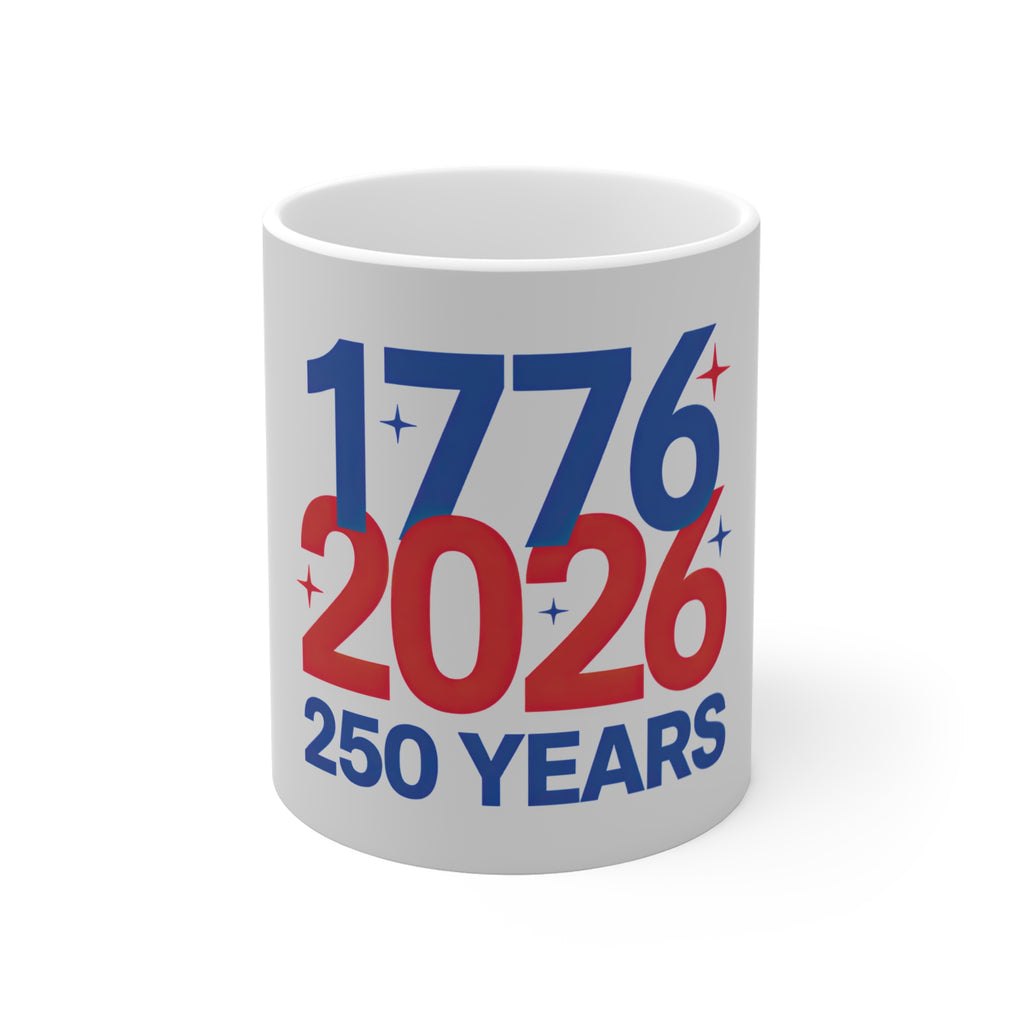 1776–2026 250 Years Coffee Mug by Printify