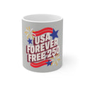 USA Forever Free 250 Mug by Printify