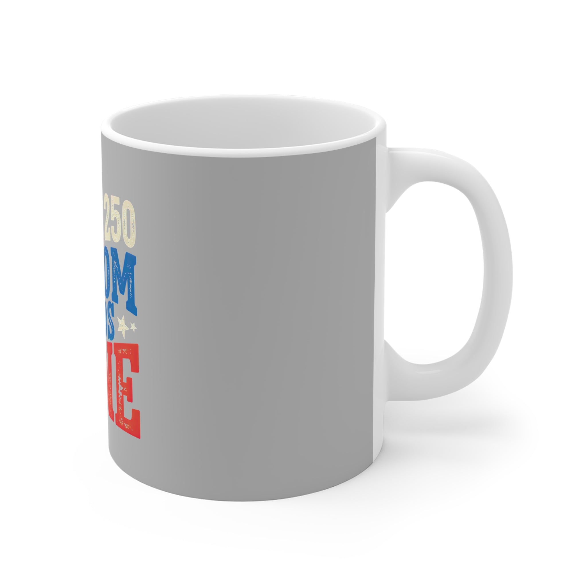 USA and Mom Needs Wine Coffee Mug by Printify