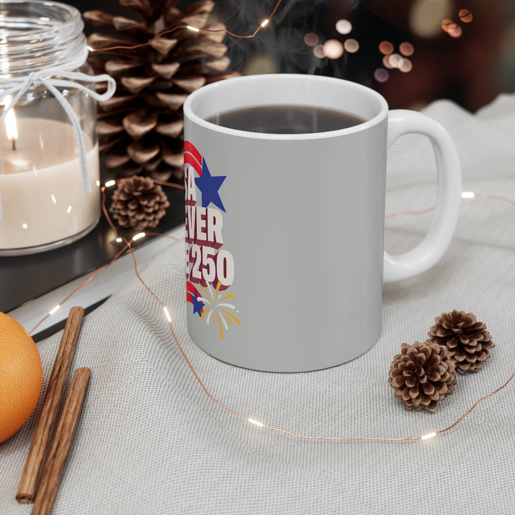 USA Forever Free 250 Mug by Printify