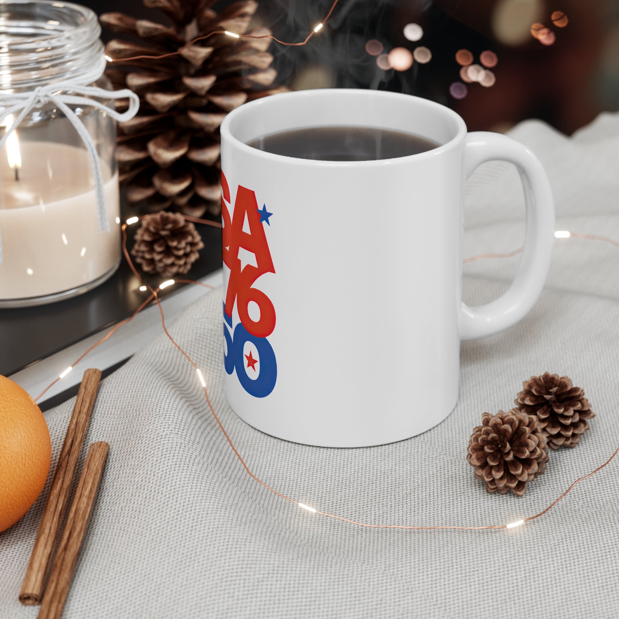 USA 1776 - 2026 Timeline Coffee Mug