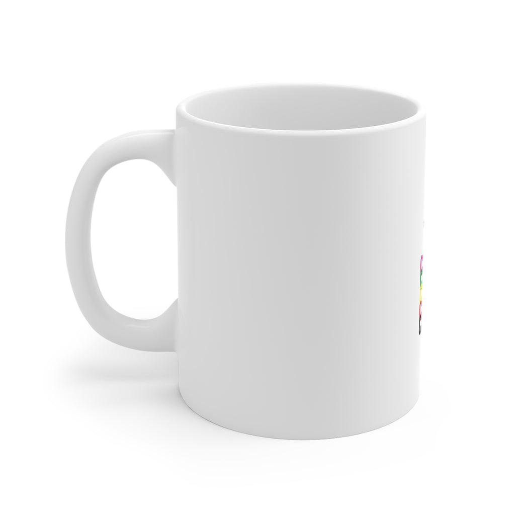 Cannabis Rainbow Stack Mug by Printify
