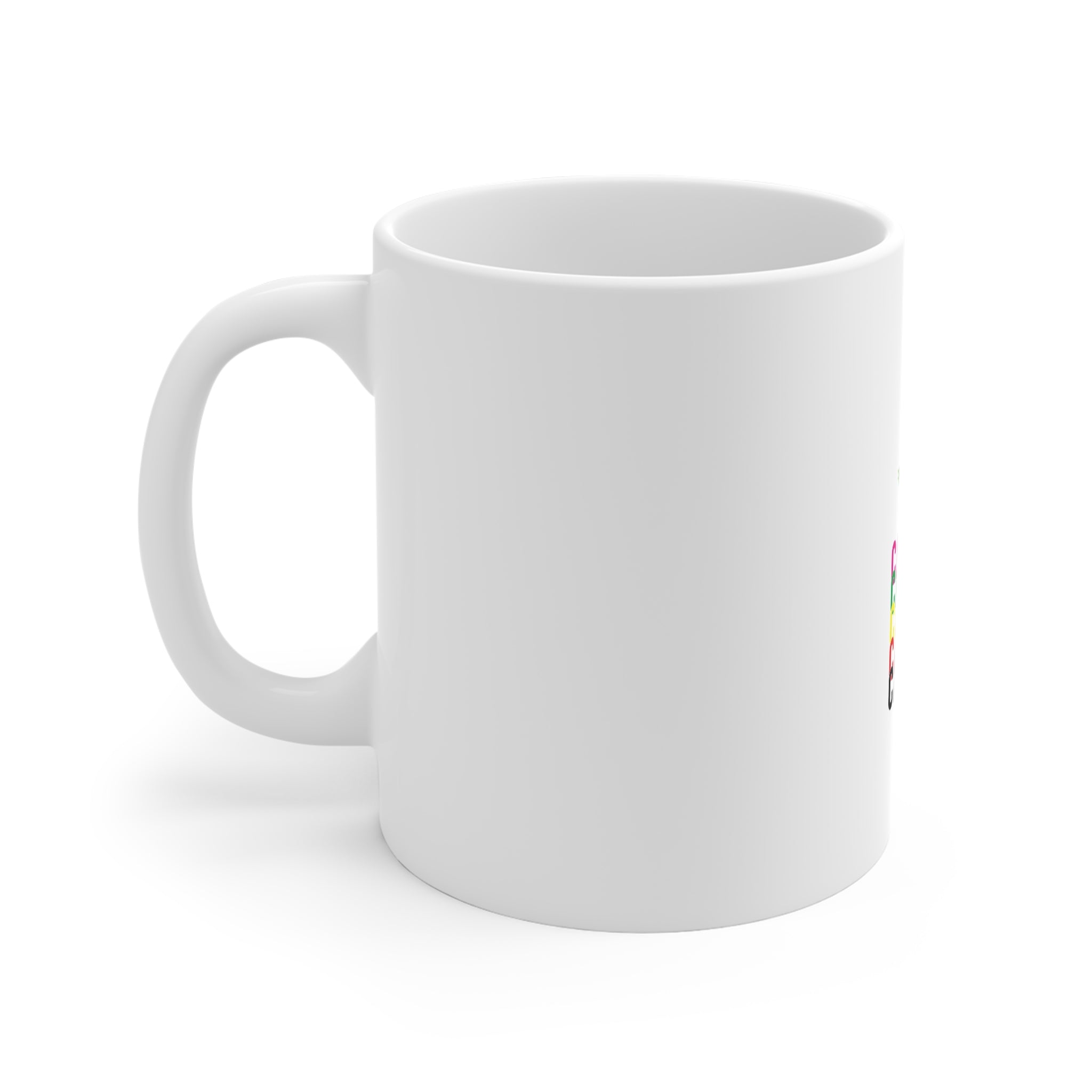 Cannabis Rainbow Stack Mug by Printify