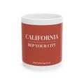California Rep Your City Mug — Red Ceramic Coffee Cup (11oz & 15oz) by Printify