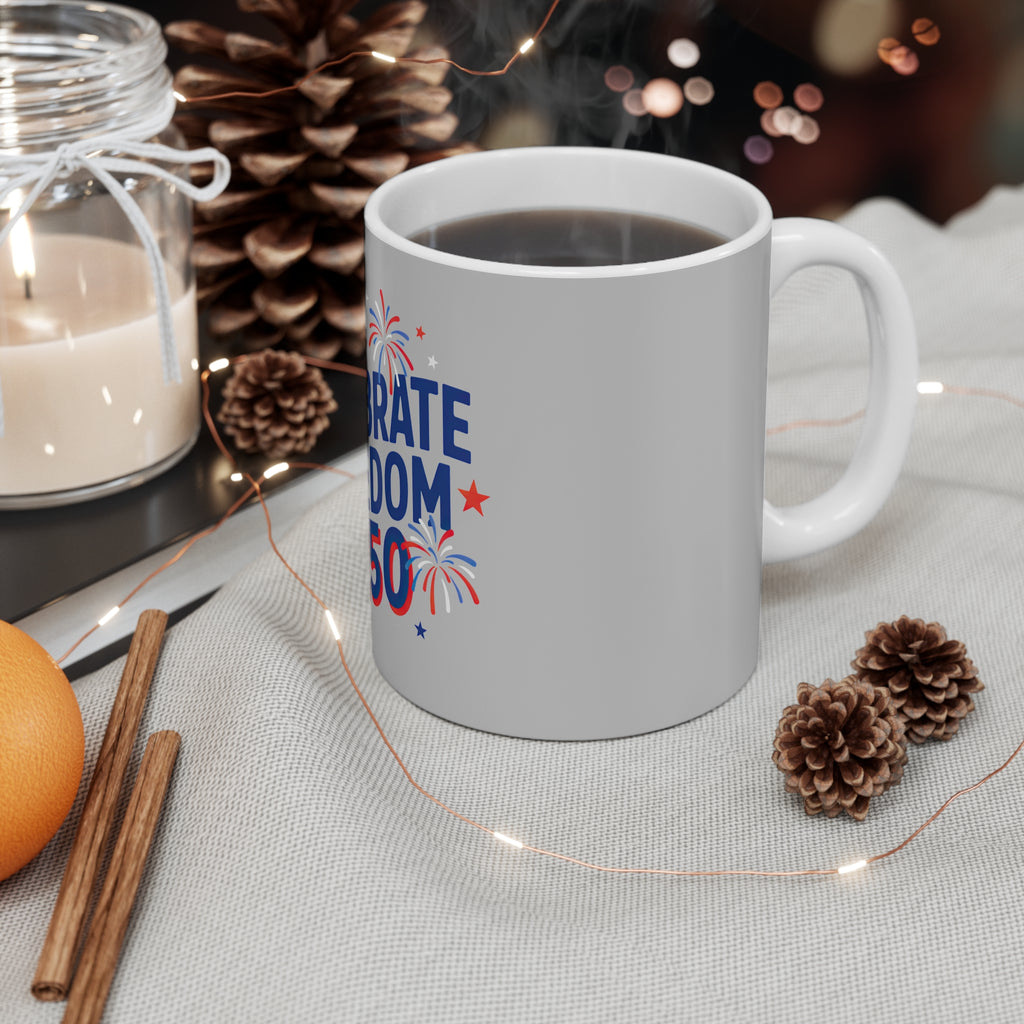 Celebrate Freedom 250 Coffee Mug by Printify