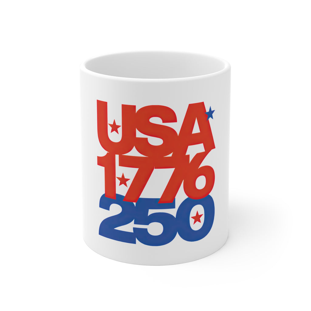 USA 1776 - 2026 Timeline Coffee Mug