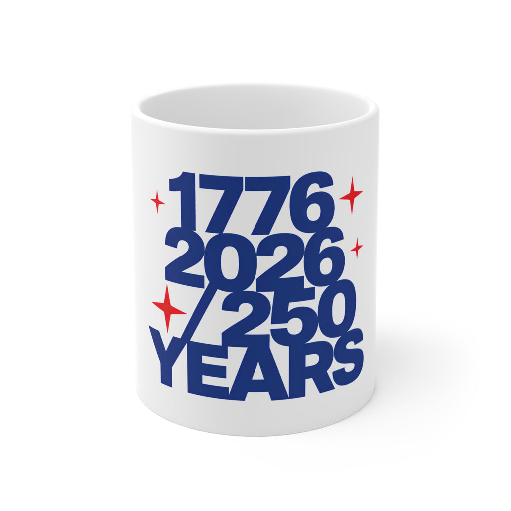 1776–2026 250 Years Coffee Mug by Printify